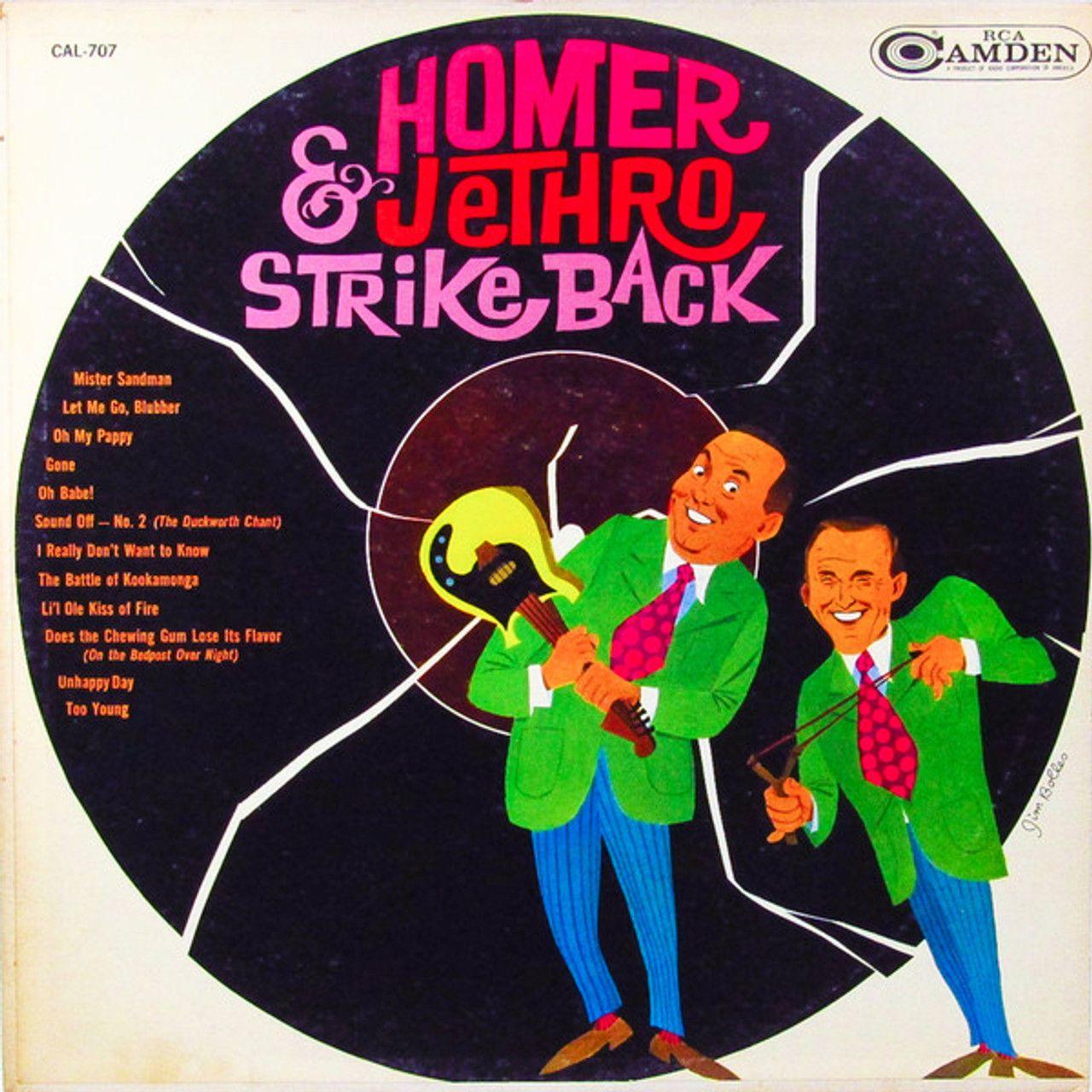 Portada de Álbum "Homer & Jethro Strike Back", de Homer & Jethro