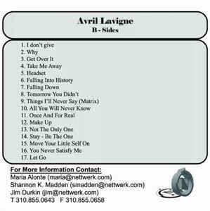 Album cover of "B-Sides" by Avril Lavigne