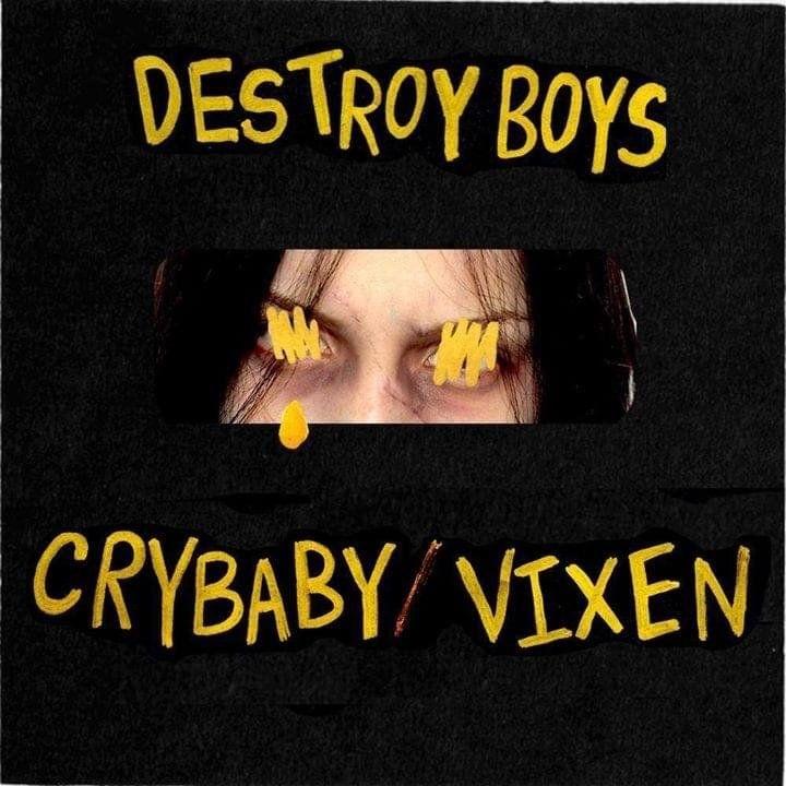 Capa do Single/EP "Crybaby/Vixen", de Destroy Boys