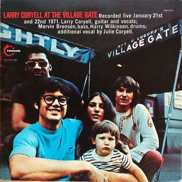 Capa do Álbum "At The Village Gate", de Larry Coryell