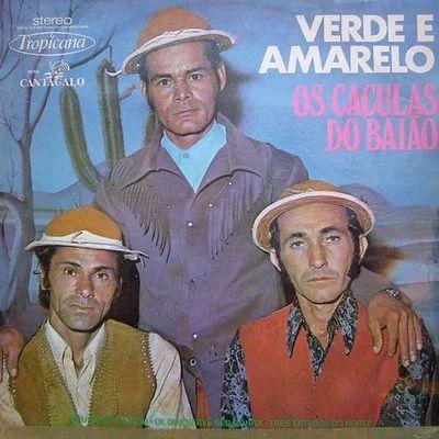 Portada de Álbum "Verde e Amarelo", de Caçulas do Baião