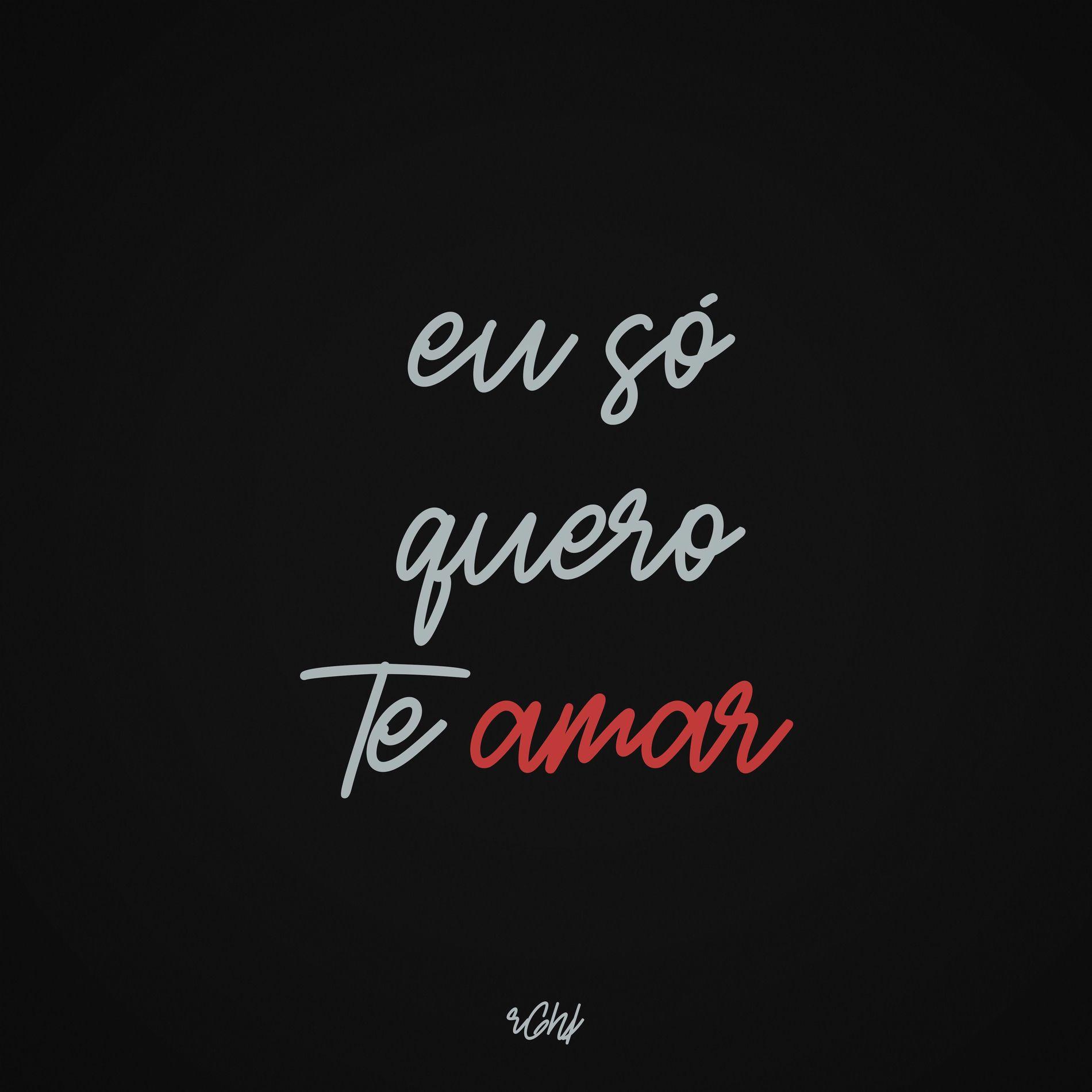 Single/EP cover of "eu só quero te amar" by rGHF