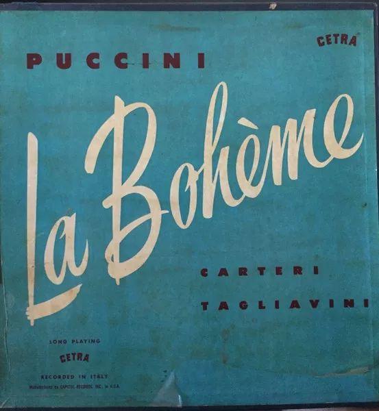 Portada de Álbum "La Bohème", de Ferruccio Tagliavini