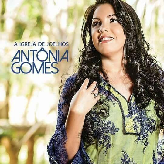 Capa do Álbum "A Igreja de Joelhos", de Antônia Gomes