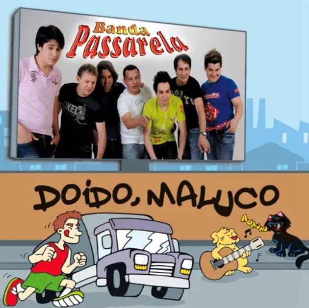 Portada de Álbum "Doido, Maluco", de Banda Passarela