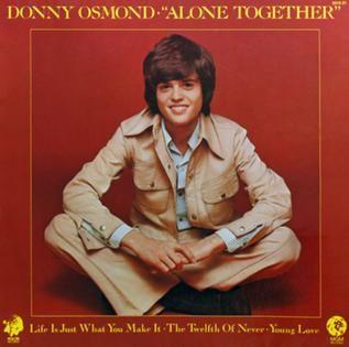 Portada de Álbum "Alone Together", de Donny Osmond