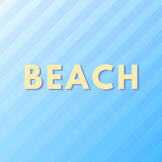 Portada de Sencillo/EP "Beach", de Rail Wilbers