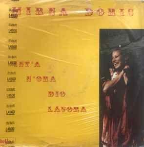 Portada de Álbum "Int'A N'Ora Dio Lavora", de Mirna Doris
