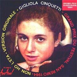 Portada de Álbum "Non Ho L'Età (Per Amarti)", de Gigliola Cinquetti