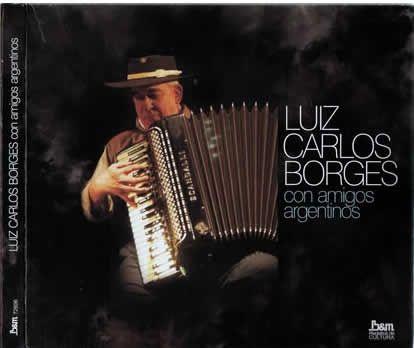 Portada de Álbum "Con Amigos Argentinos", de Luiz Carlos Borges