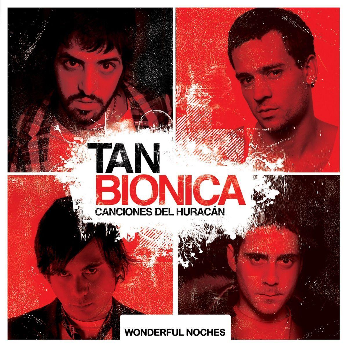 Portada de Álbum "Canciones Del Huracán", de Tan Bionica