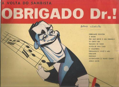 Capa do Álbum "A Volta do Sambista", de Jorge Veiga