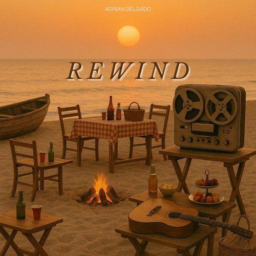 Portada de Sencillo/EP "Rewind", de Adrian Delgado