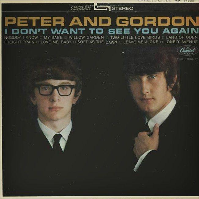 Portada de Álbum "I Don't Want To See You Again", de Peter & Gordon