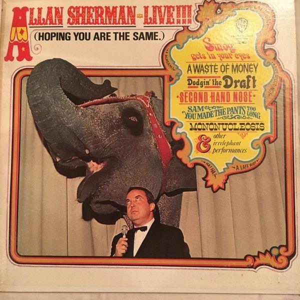 Portada de Álbum "Live!", de Allan Sherman