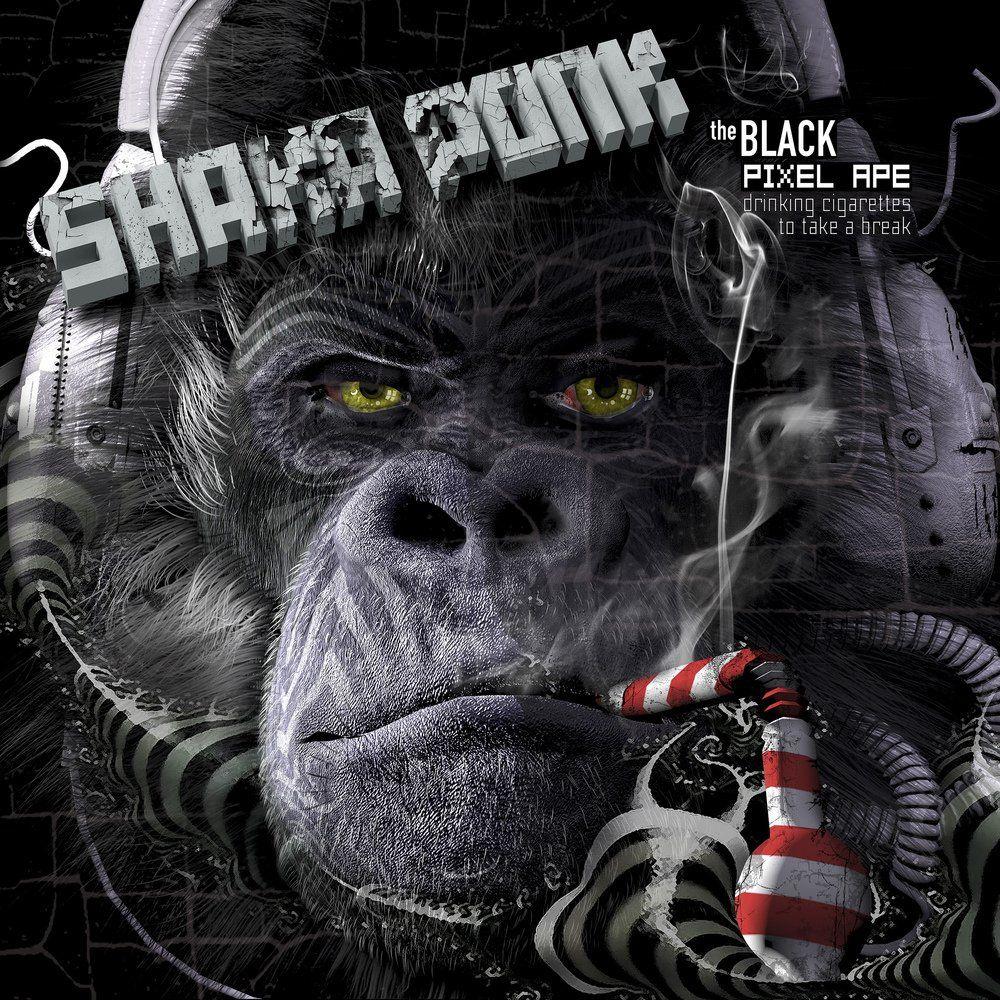 Portada de Álbum "The Black Pixel Ape (Drinking Cigarettes To Take a Break)", de Shaka Ponk