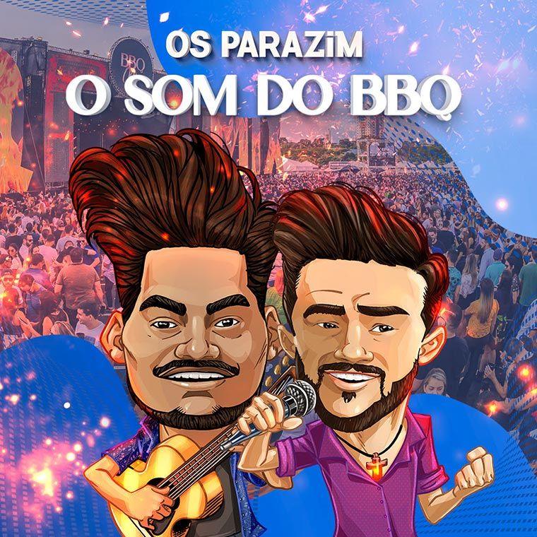 Portada de Álbum "O Som do BBQ", de Thiago e Samuel (Os Parazim)