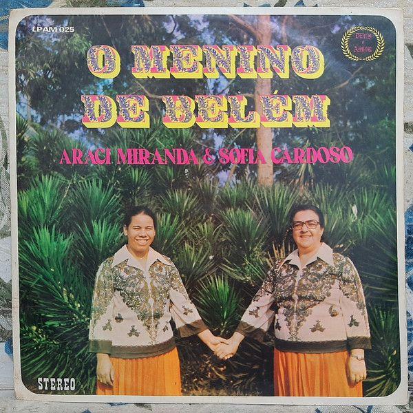 Capa do Álbum "O Menino de Belém", de Araci Miranda e Sofia Cardoso
