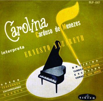 Portada de Álbum "Interpreta Ernesto Nazareth", de Carolina Cardoso de Menezes
