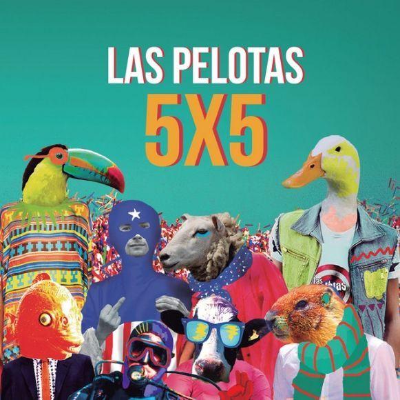 Capa do Álbum "5×5 (En Vivo)", de Las Pelotas