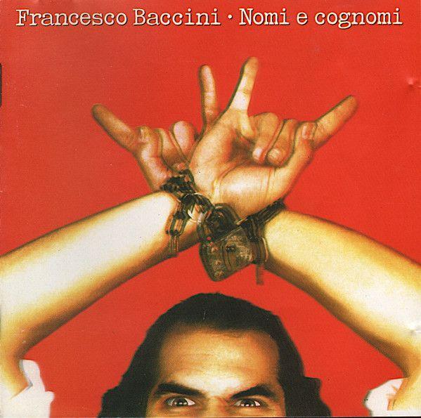 Capa do Álbum "Nomi e Cognomi", de Francesco Baccini