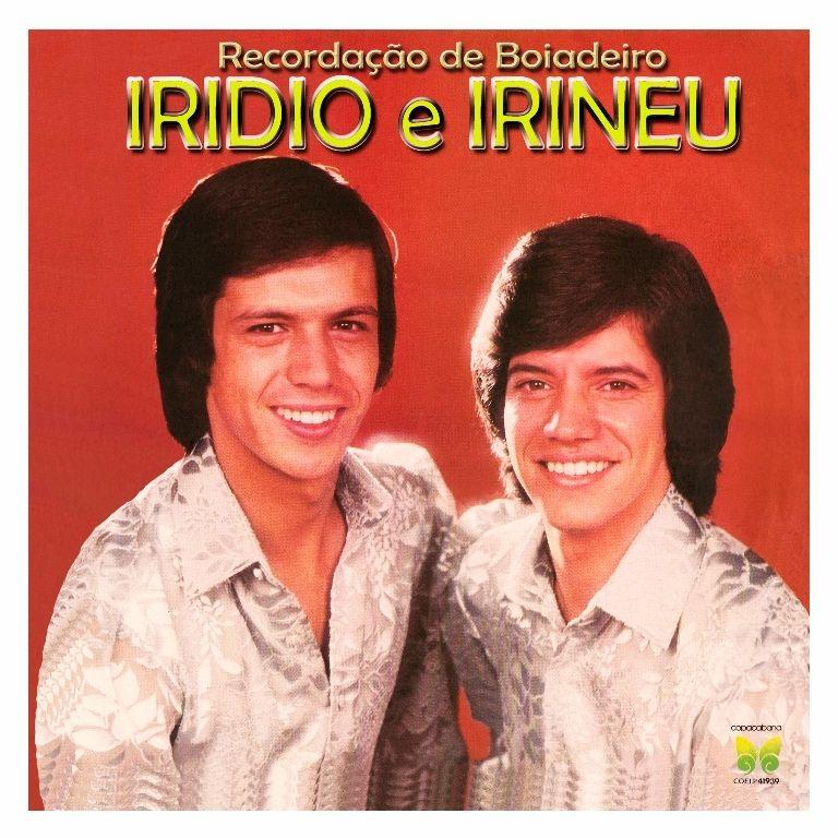 Portada de Álbum "Recordação de Boiadeiro", de Iridio e Irineu