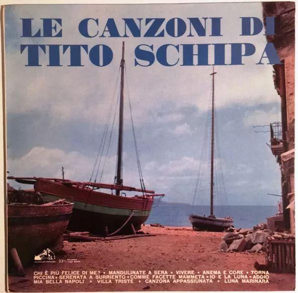 Capa do Álbum "Le Canzoni di Tito Schipa", de Tito Schipa