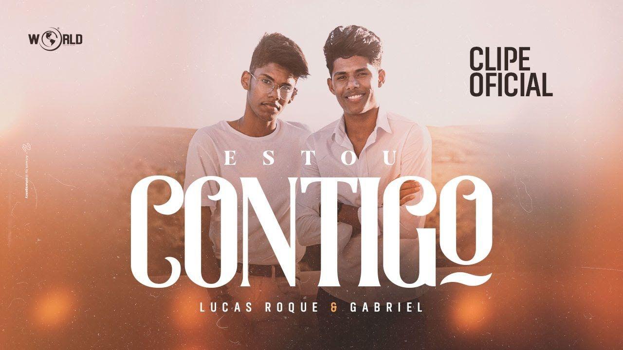 Portada de Sencillo/EP "Estou Contigo (Acústico)", de Lucas Roque e Gabriel