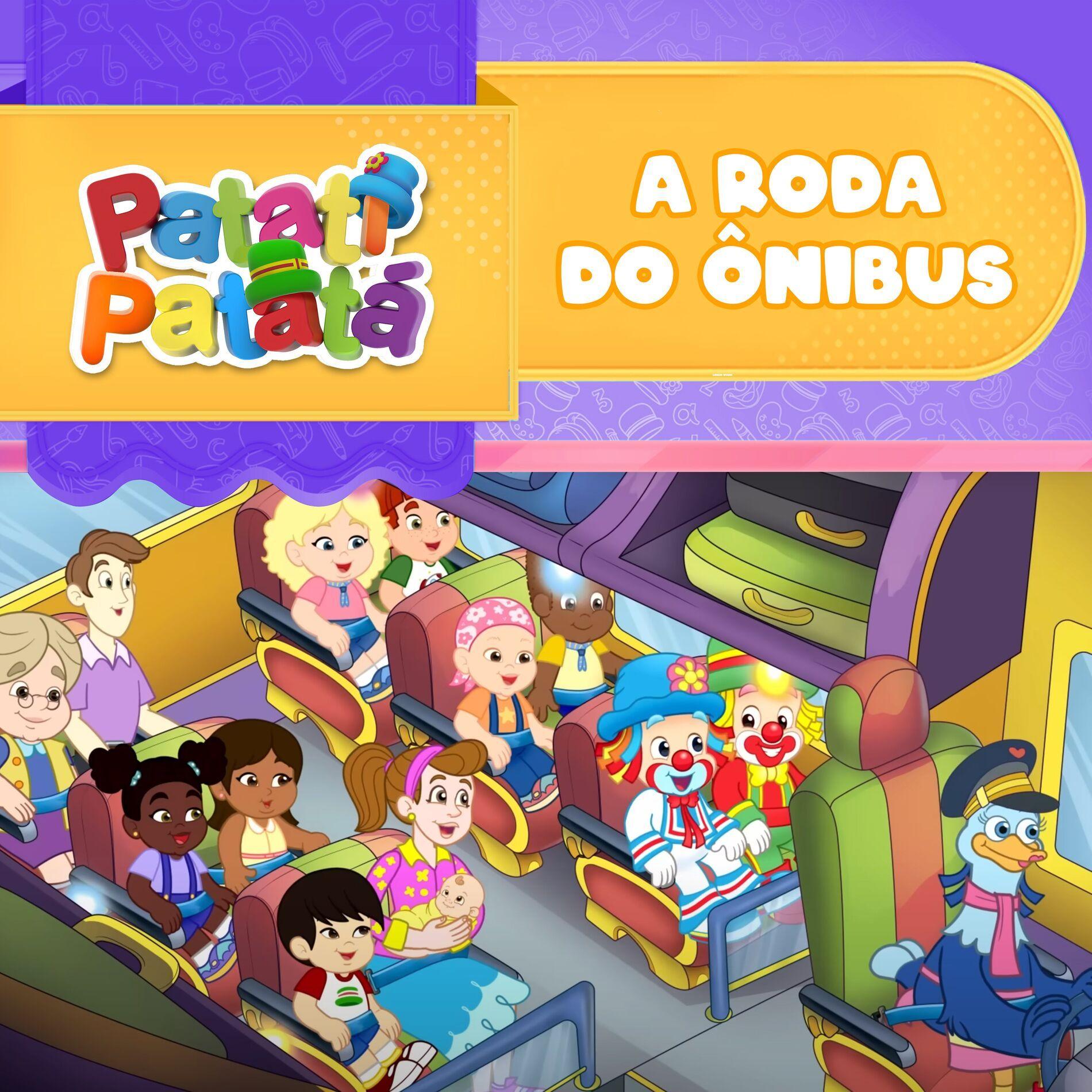 Capa do Single/EP "A Roda do Ônibus", de Patati Patatá