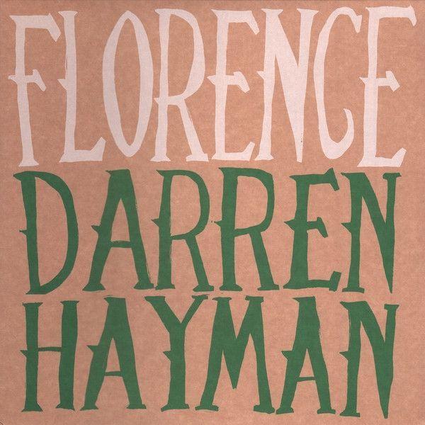 Portada de Álbum "Florence", de Darren Hayman