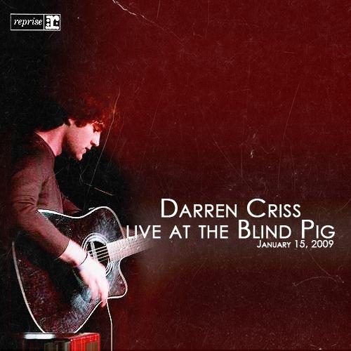 Portada de Álbum "Live At The Blind Pig", de Darren Criss