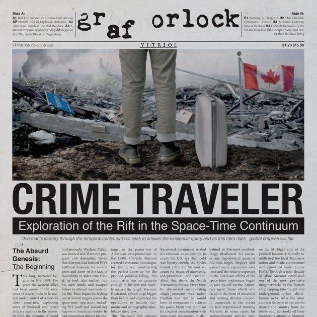 Portada de Álbum "Crime Traveler", de Graf Orlock