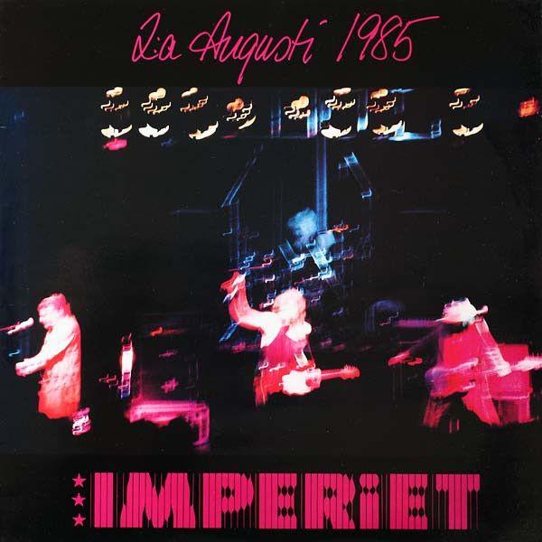 Portada de Álbum "2:a Augusti 1985", de Imperiet