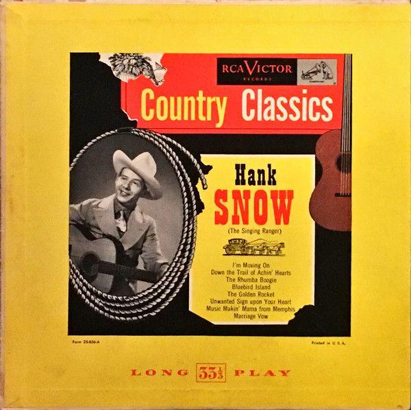 Portada de Álbum "Country Classics", de Hank Snow