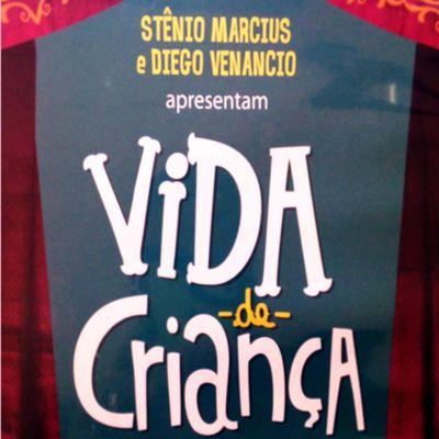 Capa do Álbum "Vida de Criança", de Stênio Március