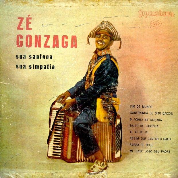 Portada de Álbum "Sua Sanfona Sua Simpatia", de Zé Gonzaga