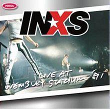 Portada de Álbum "Live At Wembley Stadium 91", de INXS