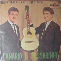Capa do Álbum "Sentimento E Boemia", de Canário e Passarinho