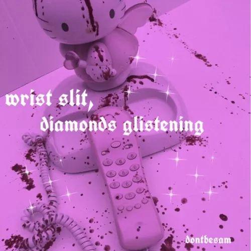 Capa do Single/EP "diamonds", de Dontbesam