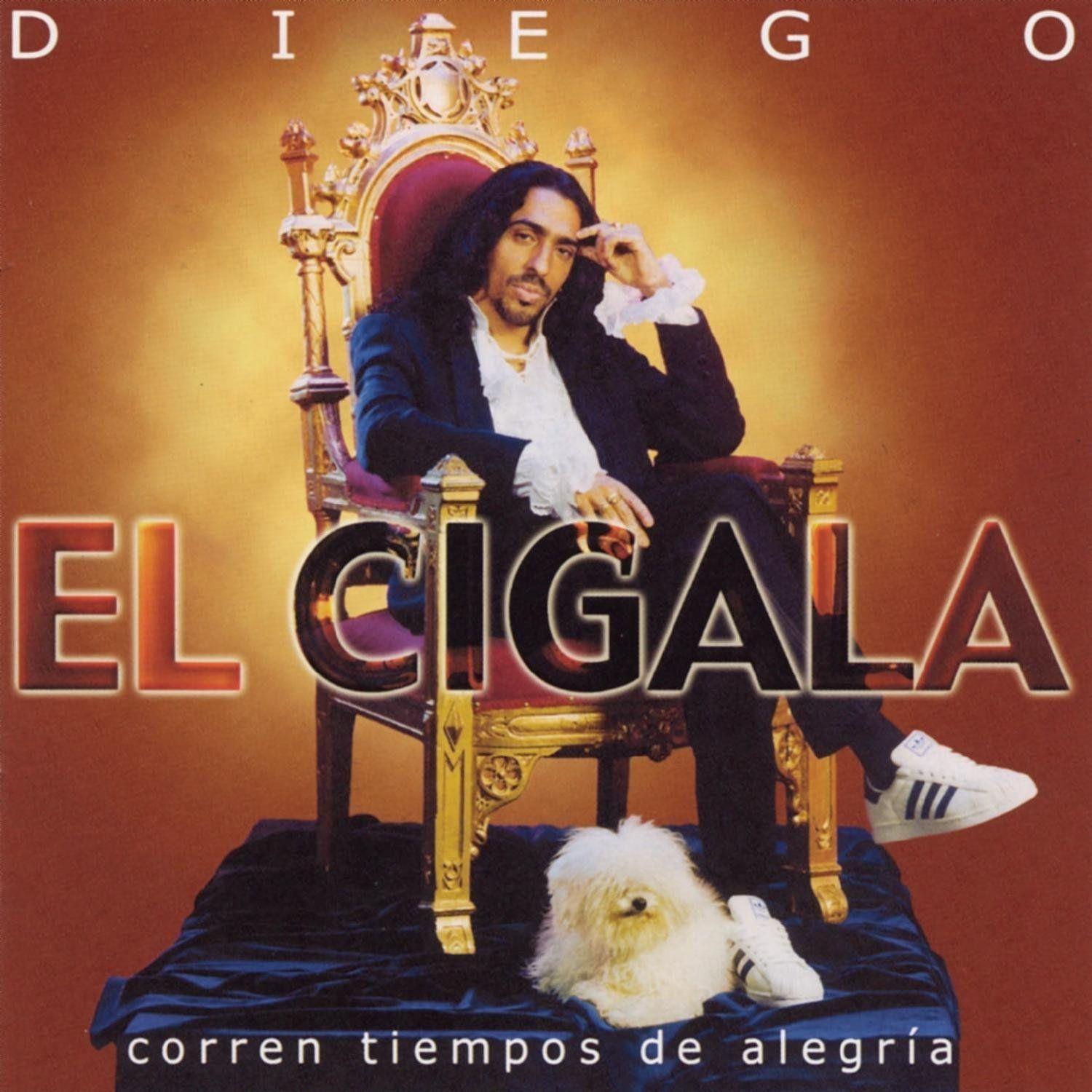 Portada de Álbum "Corren Tiempos De Alegría", de Diego El Cigala