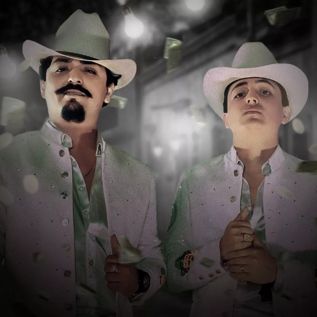 Na imagem os cantores se apresentam ao vivo.