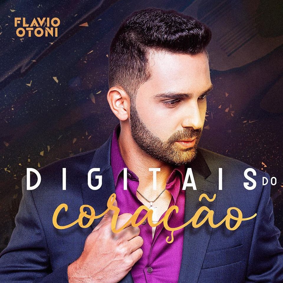 Capa do EP Digitais do Coração, trabalho do artista Flavio Otoni
