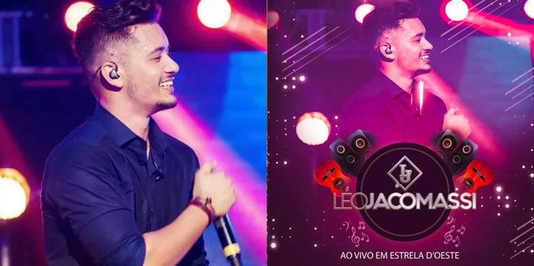 Léo Jacomassi é um cantor de música sertaneja que tá brilhando no Palco MP3