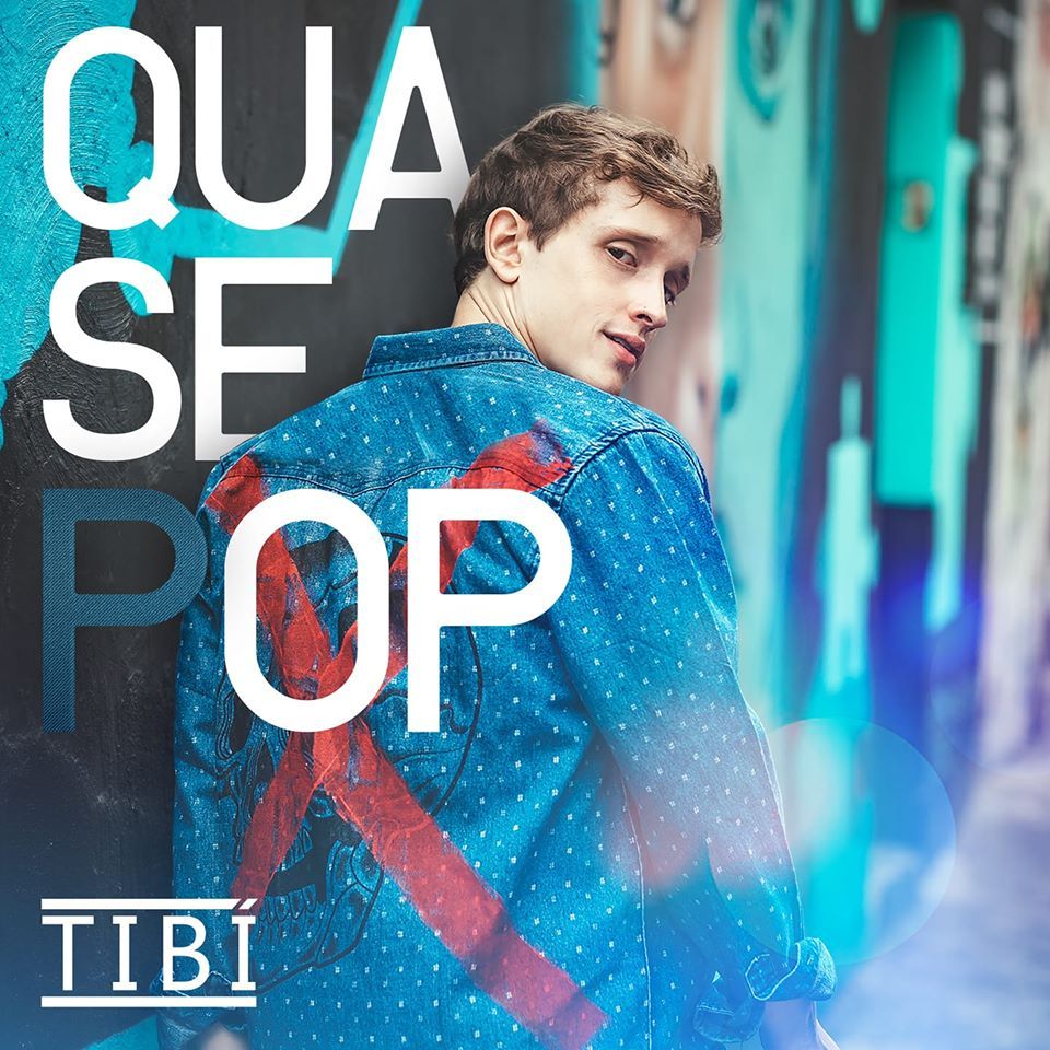Capa de Quase Pop, disco de estreia do músico Tibí