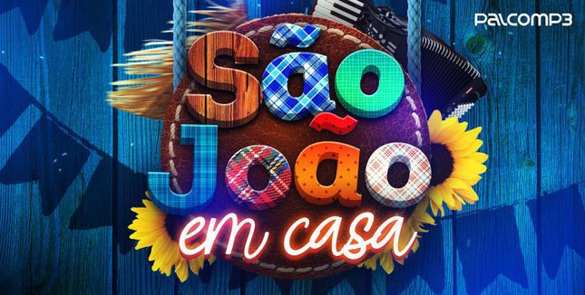 Imagem de divulgação da playlist São João em Casa