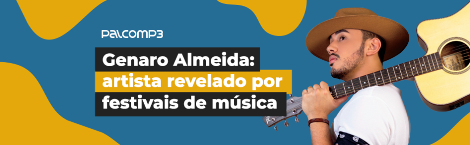 Genaro Almeida, um dos artistas revelados nos festivais de música