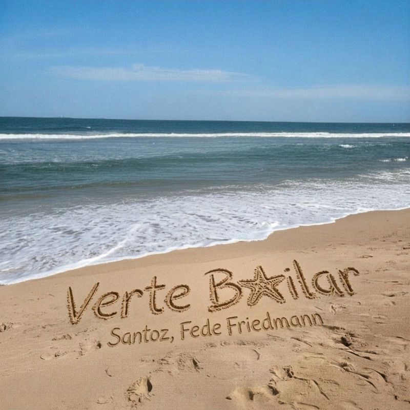 Portada del álbum "Verte Bailar", de Santoz