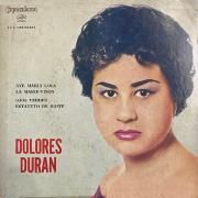 Capa do Single/EP "Ave Maria Lola / La Marie Vison / Ojos Verdes / Estatuto de Boate", de Dolores Duran