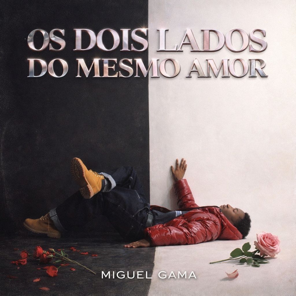 Capa do álbum "Os Dois Lados Do Mesmo Amor", de Miguel Gama