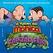 Capa do Álbum "Turma da Mônica Contra o Capitão Feio", de Turma da Mônica